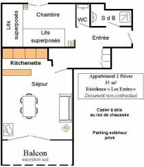 Le plan de l'appartement