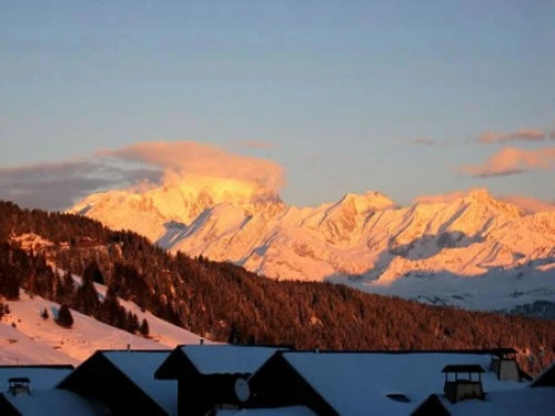 Coucher de soleil sur le Mont Blanc