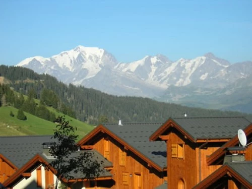 Vue sur le Mont Blanc (du balcon)